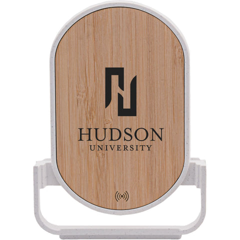 Qi Certified Bamboo Phone Charger Stand