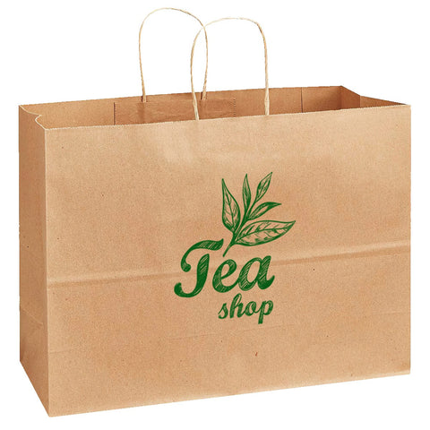 Recycled Kraft Shopping Bags – 16