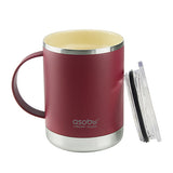 Burgundy Red/Silver/Clear