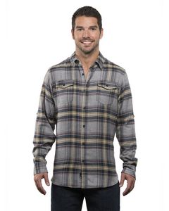 Burnside Men's Plaid Flannel Shirt