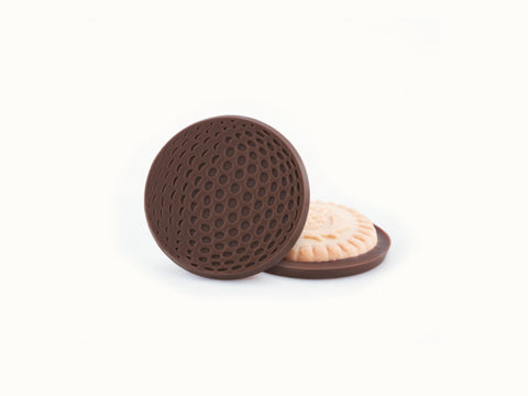 NEW! Decadent Shortbread Cookie with Custom Engraved Chocolate (2.75 in.)
