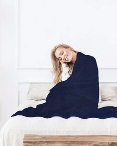 Crochet Knit Blanket, 50x60, Blank Only