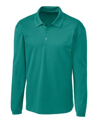 Clique Spin Eco Performance Pique Long Sleeve Mens Polo