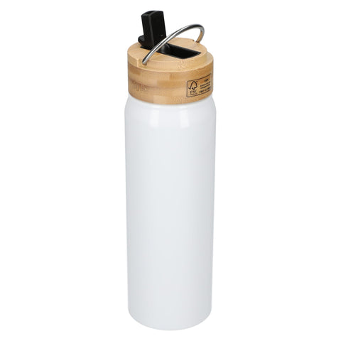 Billy 26oz Eco-Friendly Aluminum Bottle W/ FSC® 100% Bamboo Lid