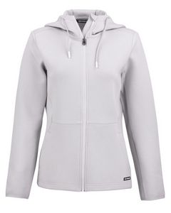 Cutter & Buck Roam Epic Comfort Recycled Womens Full Zip Hooded Jacket