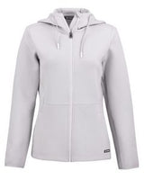 Cutter & Buck Roam Epic Comfort Recycled Womens Full Zip Hooded Jacket