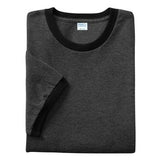 Dark Heather Gray/Jet Black Blank Fold View