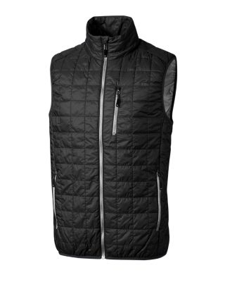 Cutter & Buck Rainier PrimaLoftÂ® Mens Eco Insulated Full Zip Puffer Vest