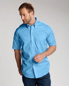 Cutter & Buck Epic Easy Care Nailshead Mens Short Sleeve Dress Shirt