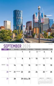 Galleria Wall Calendar 2026 Scenes of Western Canada