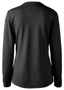 Zorrel® Ladies Barbados Syntrel™ Long-Sleeve Popcorn Knit Tee Shirt