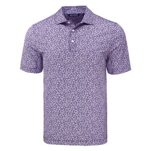 Cutter & Buck Pike Eco Flora Print Recycled Mens Polo