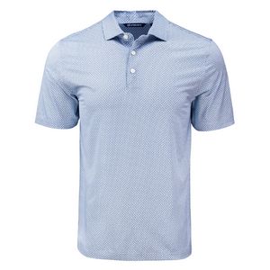 Cutter & Buck Pike Eco Diamond Dot Print Recycled Mens Polo