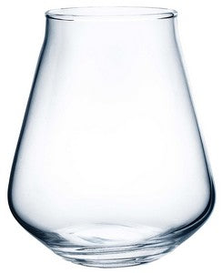 Hugo 13.25oz clear stemless craft beer glass