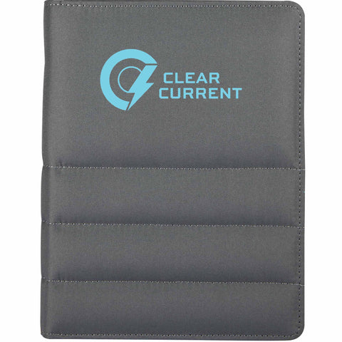 Puffer Zippered Padfolio with FSC® Recycled Paper