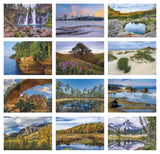 HotLine Products Scenic America Executive-White Ad Calendar month image