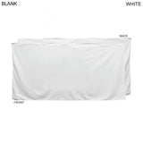 Heavier Weight, Plush Velour Terry Cotton Blend Beach Towel, Sublimated Logo Edge to Edge (30"x60")