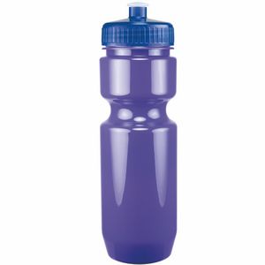 22 Oz. Bike Bottle w/ Push Pull Lid - Solid Colors