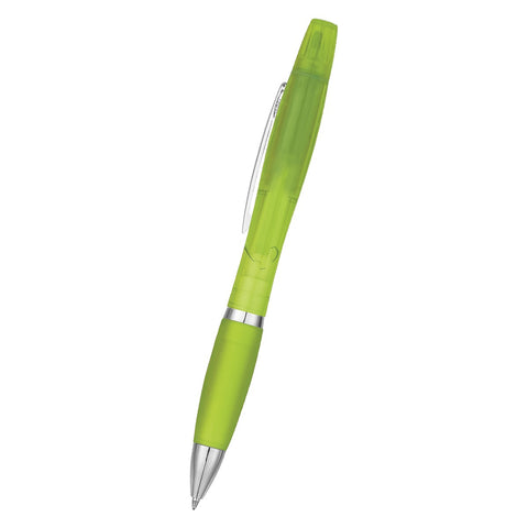 Twin-write Pen With Highlighter