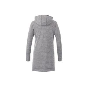Women's ODELL Performance Knit Tunic Length Full Zip Hoodie with Thumb Holes