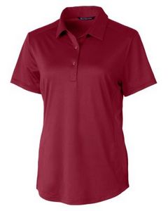 Cutter & Buck Prospect Eco Textured Stretch Recycled Womens Short Sleeve Polo