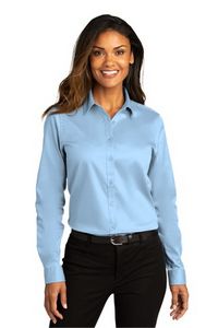 Port Authority® Ladies Long Sleeve Super Pro™ React™ Twill Shirt