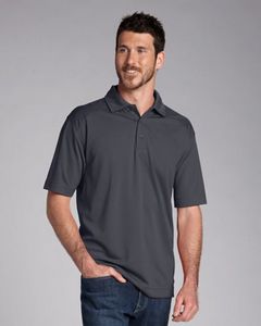 Cutter & Buck CB Drytec Genre Textured Solid Mens Polo