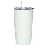 Montego 600 Ml. (20 Fl. Oz.) Double Walled Travel Tumbler With Straw