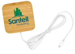 Bamboo Magnet-Hold 15W Wireless Charger