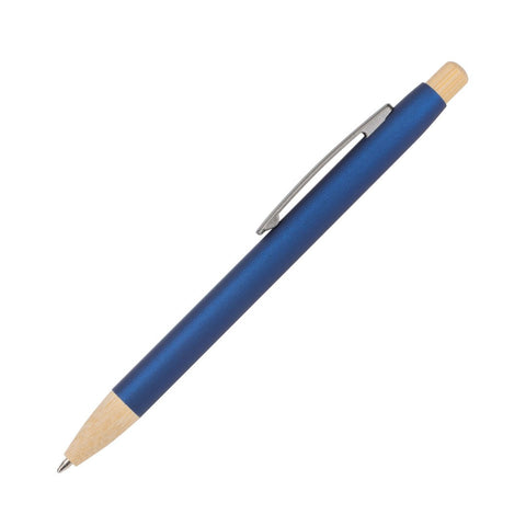 Charon Aluminum Ballpoint Pen w/Bamboo Clicker & Tip