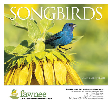 HotLine Products Songbirds Appointment Calendar - Stapled cover image