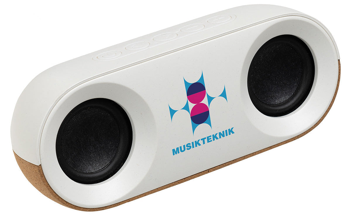 Ovation 10W Stereo Speaker Made With FSC® Cork & Recycled Plastic