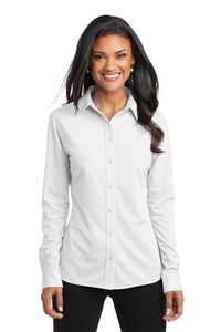 Port Authority® Dimension Knit Ladies' Dress Shirt
