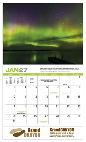 HotLine® Products Weather Almanac Appointment Calendar - Stapled