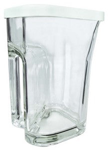 Calypso 35.25oz clear glass jug with white lid