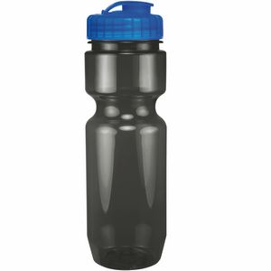 22 Oz. Translucent Bike Bottle w/ Flip Top Lid