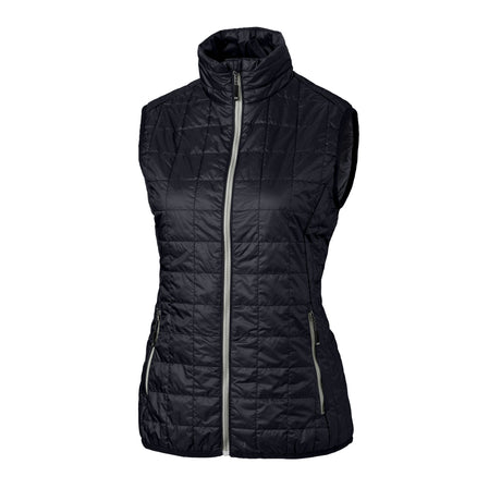 Cutter & Buck Rainier PrimaLoftÂ® Womens Eco Insulated Full Zip Puffer Vest
