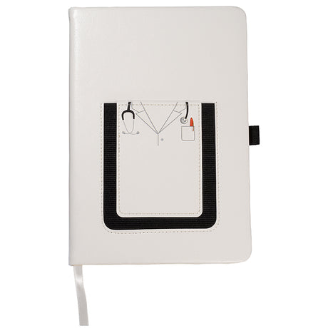 Leeman™ Medical-Themed Journal Book w/Cell Phone Pocket