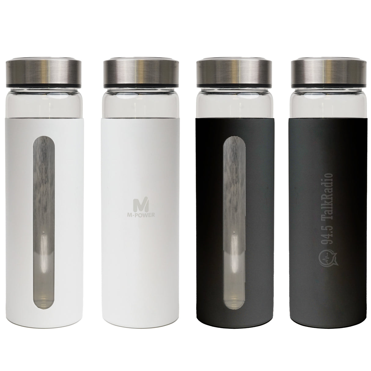 Rideau 600 Ml. (20 Fl.Oz.) Glass Bottle With Aluminum Sleeve