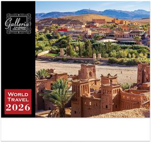 Galleria Wall Calendar 2026 World Travel