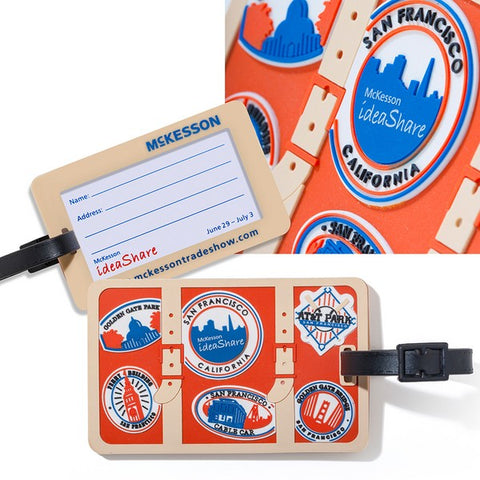 Imported Custom 2-D Luggage Tag