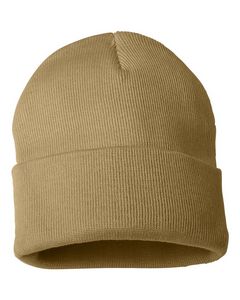 000421 Sportsman™ 12'' Solid Cuffed Beanie