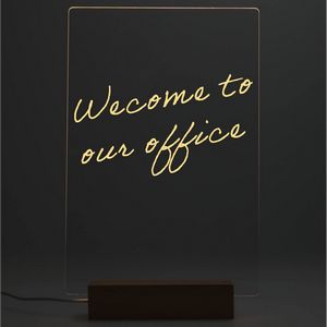 Note Brite Light-Up Acrylic Dry Erase Board