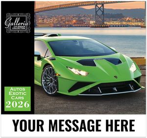 Galleria Wall Calendar 2026 Exotic Cars SP/ENG
