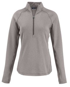 Cutter & Buck Peshastin Eco Fleece Recycled Womens Half Zip Pullover