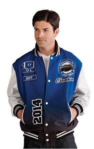Custom Men's Sublimated Varsity Jacket