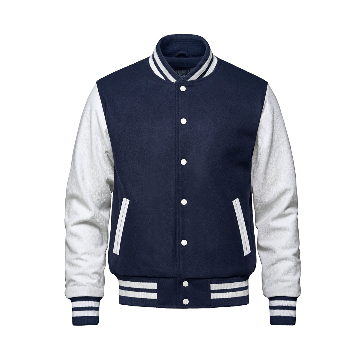Navy Blue/White