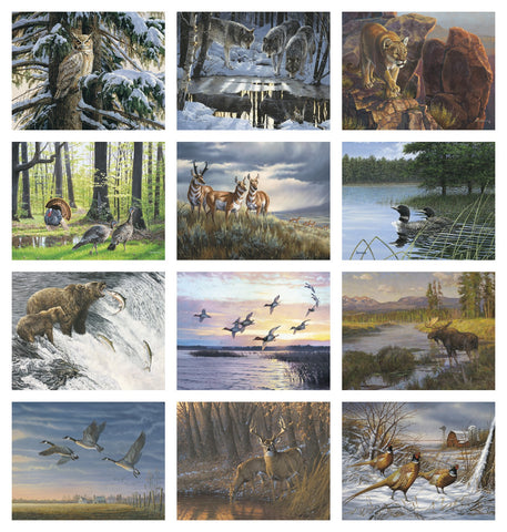 HotLine® Products Wildlife Collection Appointment Calendar - Stapled