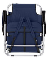 Navy Blue Back Folded View Blank