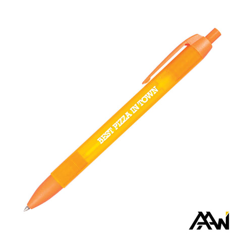 Widebody Pen w/Translucent Barrel - Matte Colored Accent